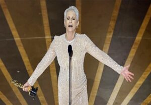 Jamie Lee Curtis wins the Oscar for ‘Best Supporting Actress’ at the 95th Academy Awards