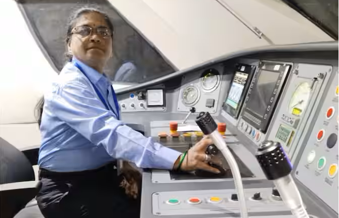 Meet the first woman loco pilot of Vande Bharat Express