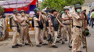 Heavy police deployment in Delhi’s Jahangirpuri after permission for yatra rejected