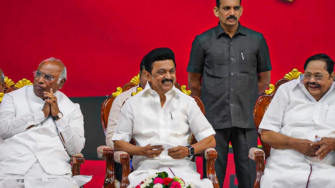 MK Stalin during his 70th birthday celebration prorgamme