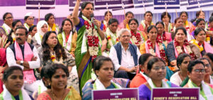 KCR’s daughter Kavitha launches hunger strike for Women bill