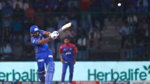 Rohit’s masterclass guides MI to final ball  triumph over DC