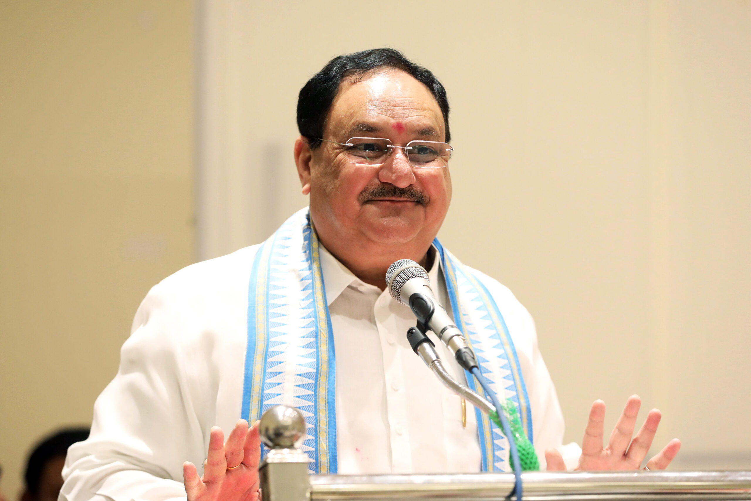 Gujarat: JP Nadda BJP President addresses rally in Godhra