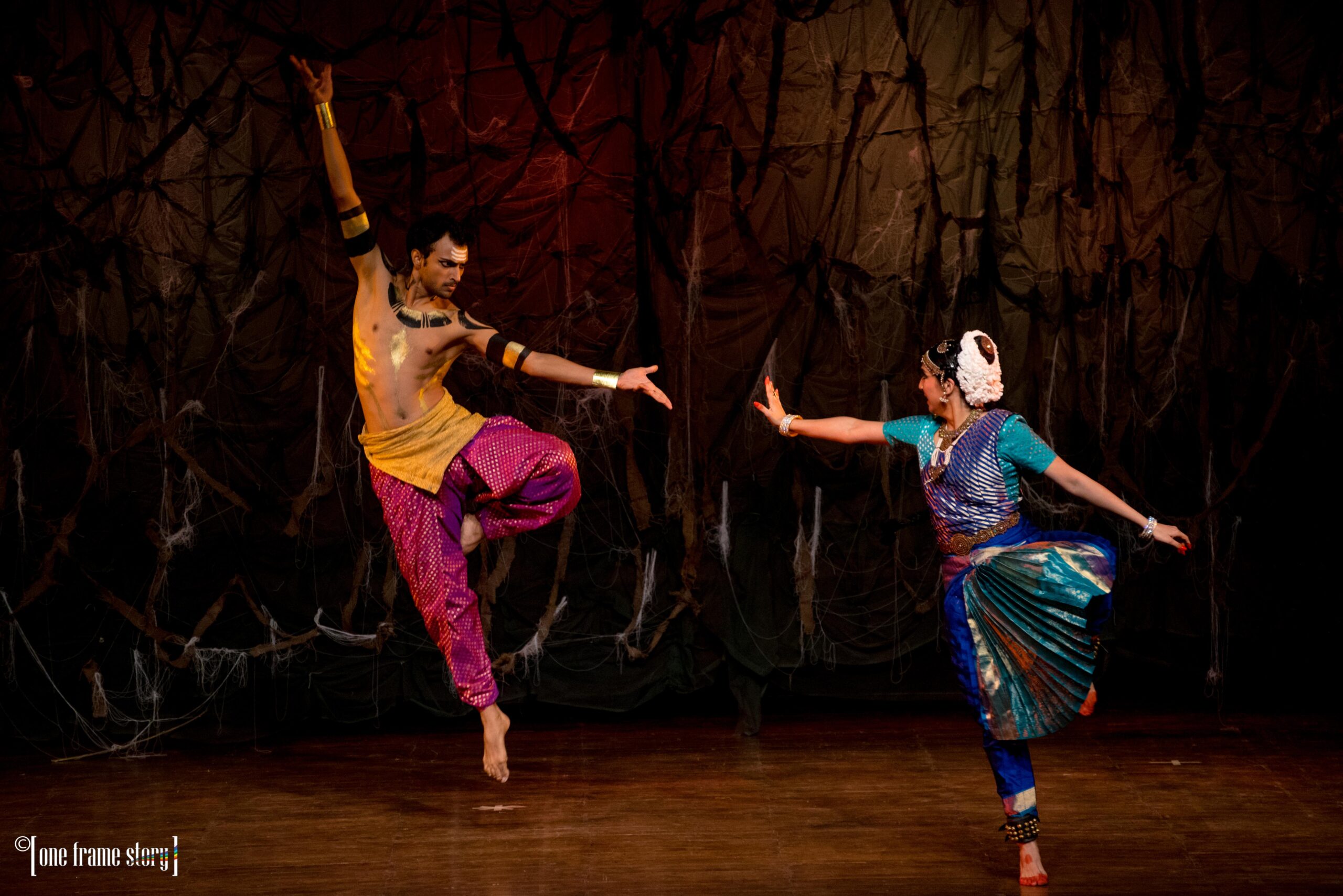 A fusion of Bharatanatyam and contemporary dance