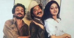 This rare picture from the sets of Anil Kapoor and Sridevi starrer Mr. India is pure nostalgia