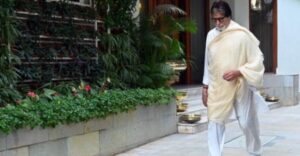 Amid recovery, Amitabh Bachchan drops a picture of himself taking a stroll outside his home Jalsa