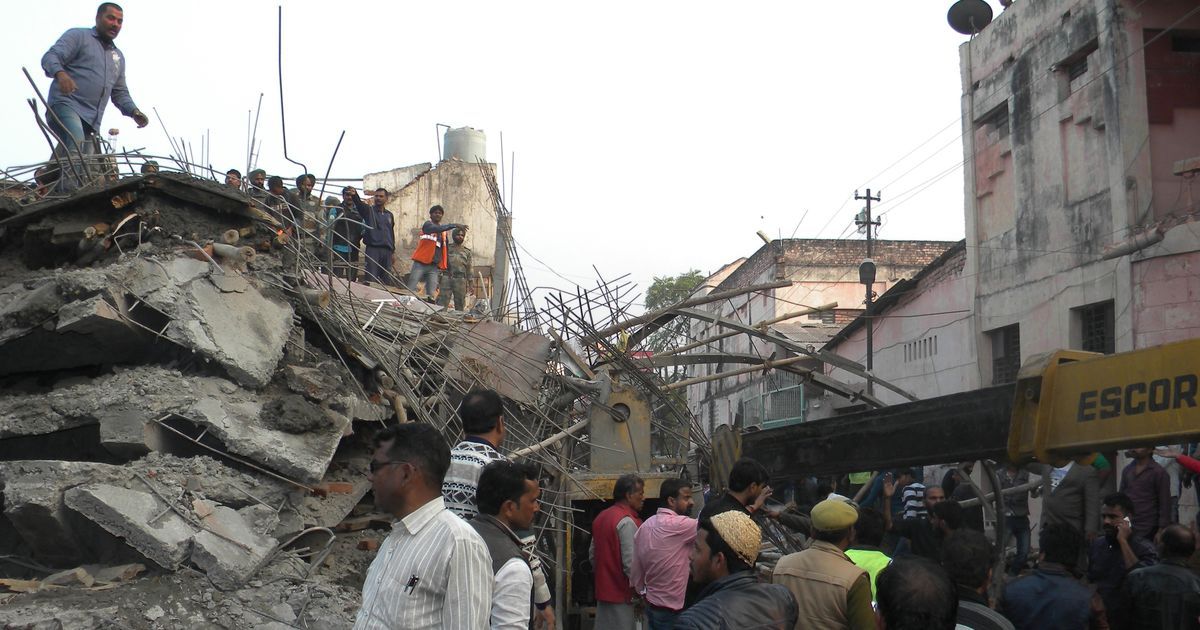 Barabanki building collapse: 2 dead, 3 still trapped, rescue operation on