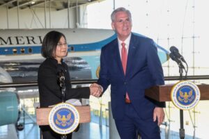 Amid Tsai’s visit to the US, China sanctions the Reagan library