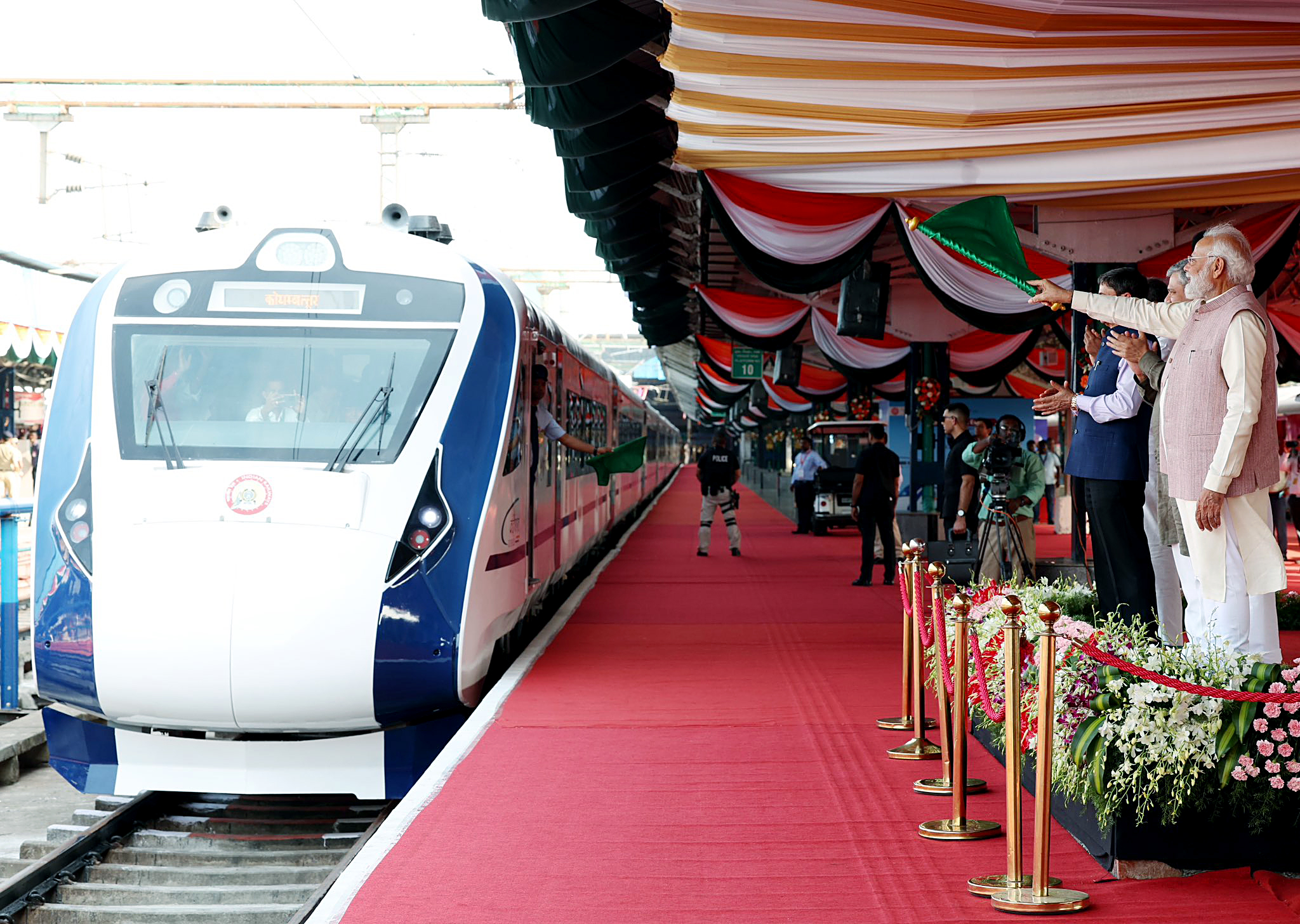 PM Modi flags off Assam’s first Vande Bharat Express