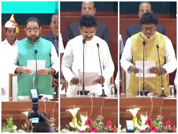 Three new ministers sworn into Naveen Patnaik’s cabinet