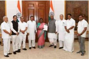 Congress delegation meets President Murmu, seeks judicial probe into Manipur violence