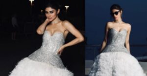 Cannes 2023: Mouni Roy Turns Cinderella In White Ivory Gown