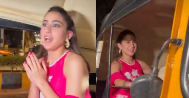 Sara Ali Khan Impresses Netizens As She Travels In Auto