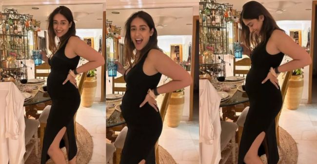 Ileana D’ Cruz flaunts baby bump for the first time