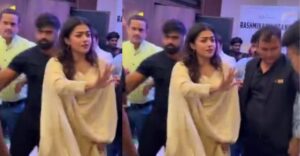 Rashmika Mandanna gets mobbed at Vijay Deverakonda’s brother’s movie event