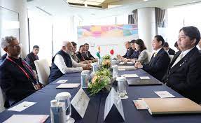 PM Modi meets Japanese counterpart Kishida in Hiroshima, discusses ways to enhance ties