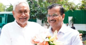 Nitish Kumar meets Arvind Kejriwal on Opposition unity mission