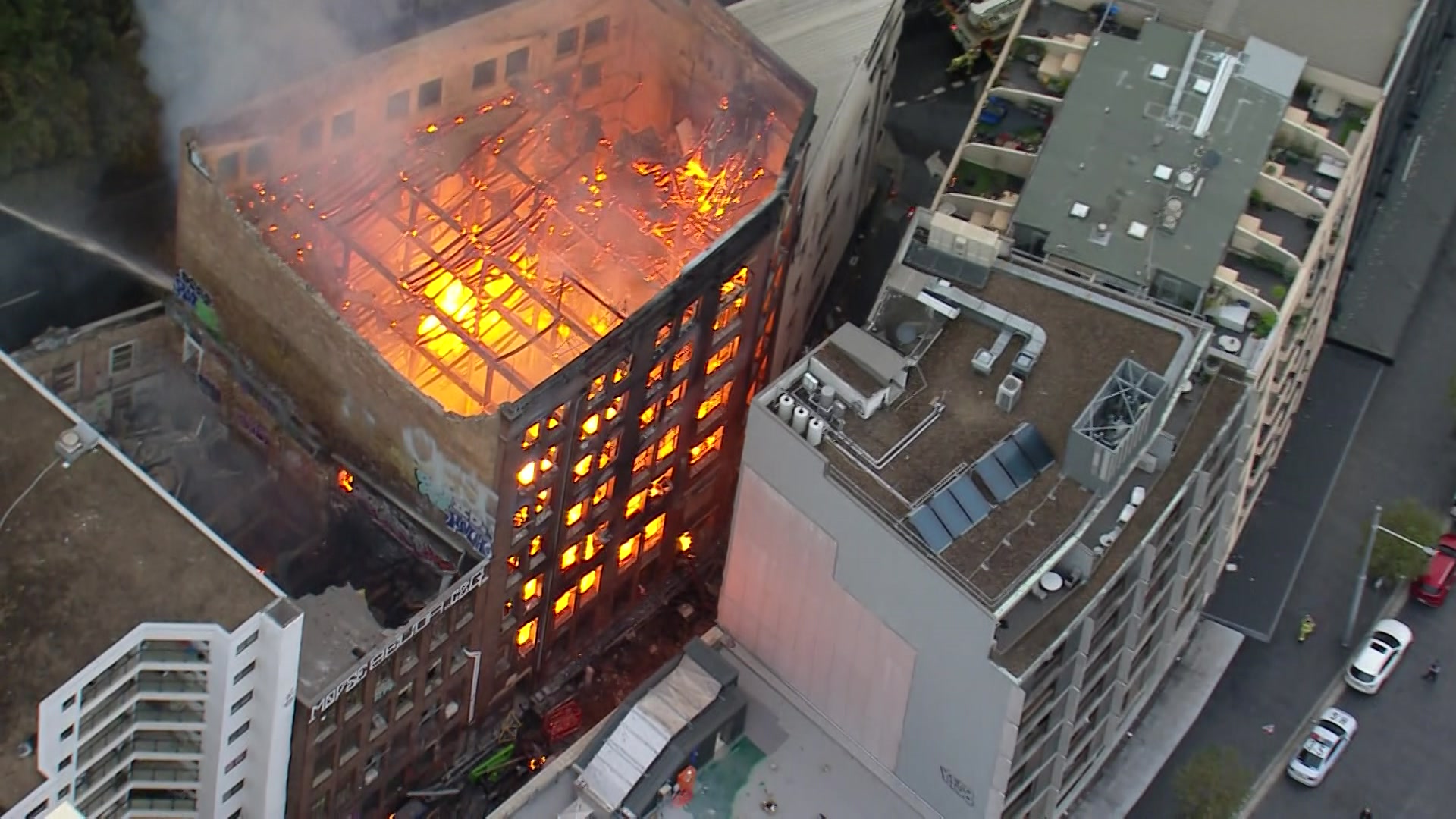 Massive fire engulfs Sydney building, residents says ‘looked like a movie