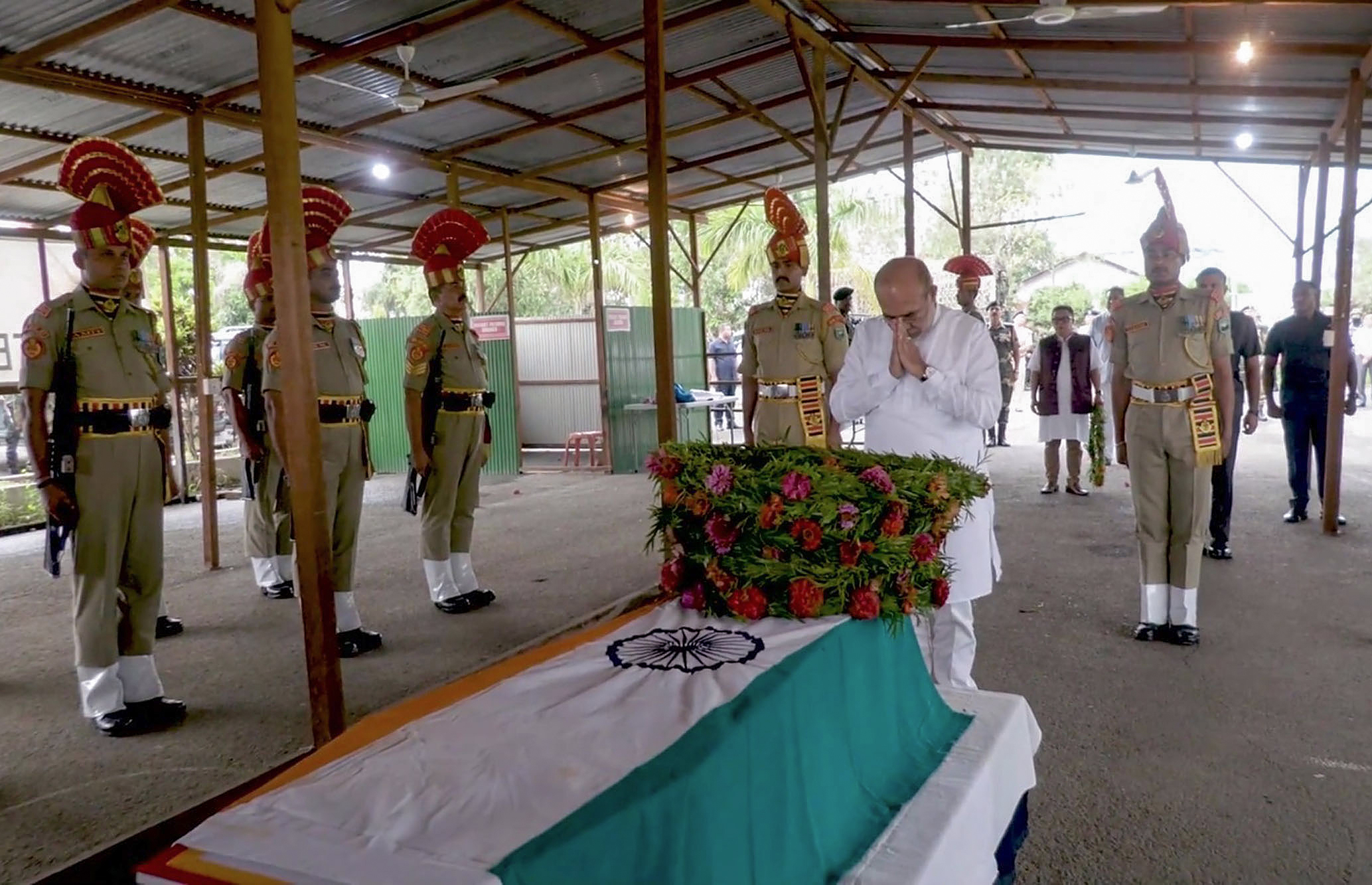 Manipur CM N Biren Singh tributes to BSF Constable Ranjit Yadav killed during encounter with suspected Kuki militants in Serou area of Kakching