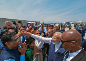 ‘Bharat Mata ki Jai’ chants echo, Indian diaspora welcomes PM Modi in New York