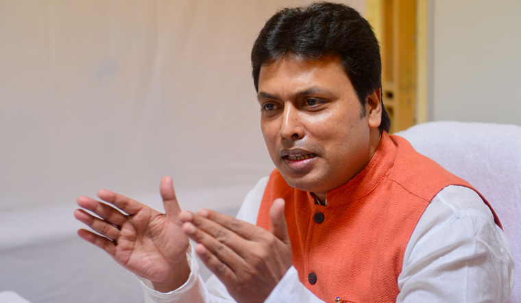 Independent MLAs hold talks with biplab deb in Haryana