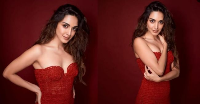 [Viral Photos] Kiara Advani Looks Beyond Hot In A Head-To-Toe Red Ensemble