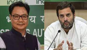 Rahul Gandhi can’t digest a common man becoming PM: Kiren Rijiju