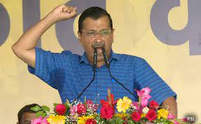 Kejriwal slams centre over ordinance at AAP rally, BJP hits back