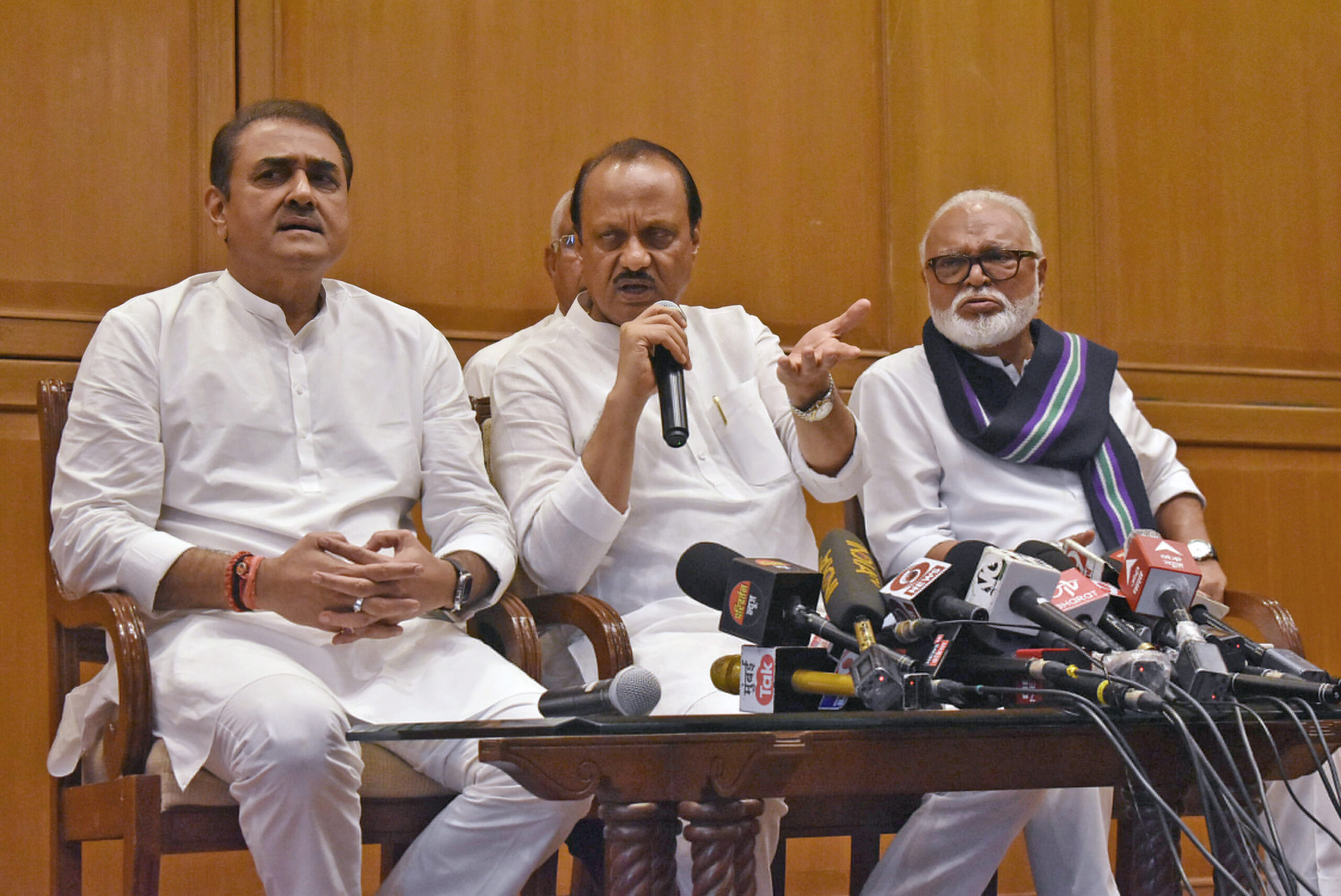 Including Ajit Pawar, NCP files disqualification petition against 9 MLAs