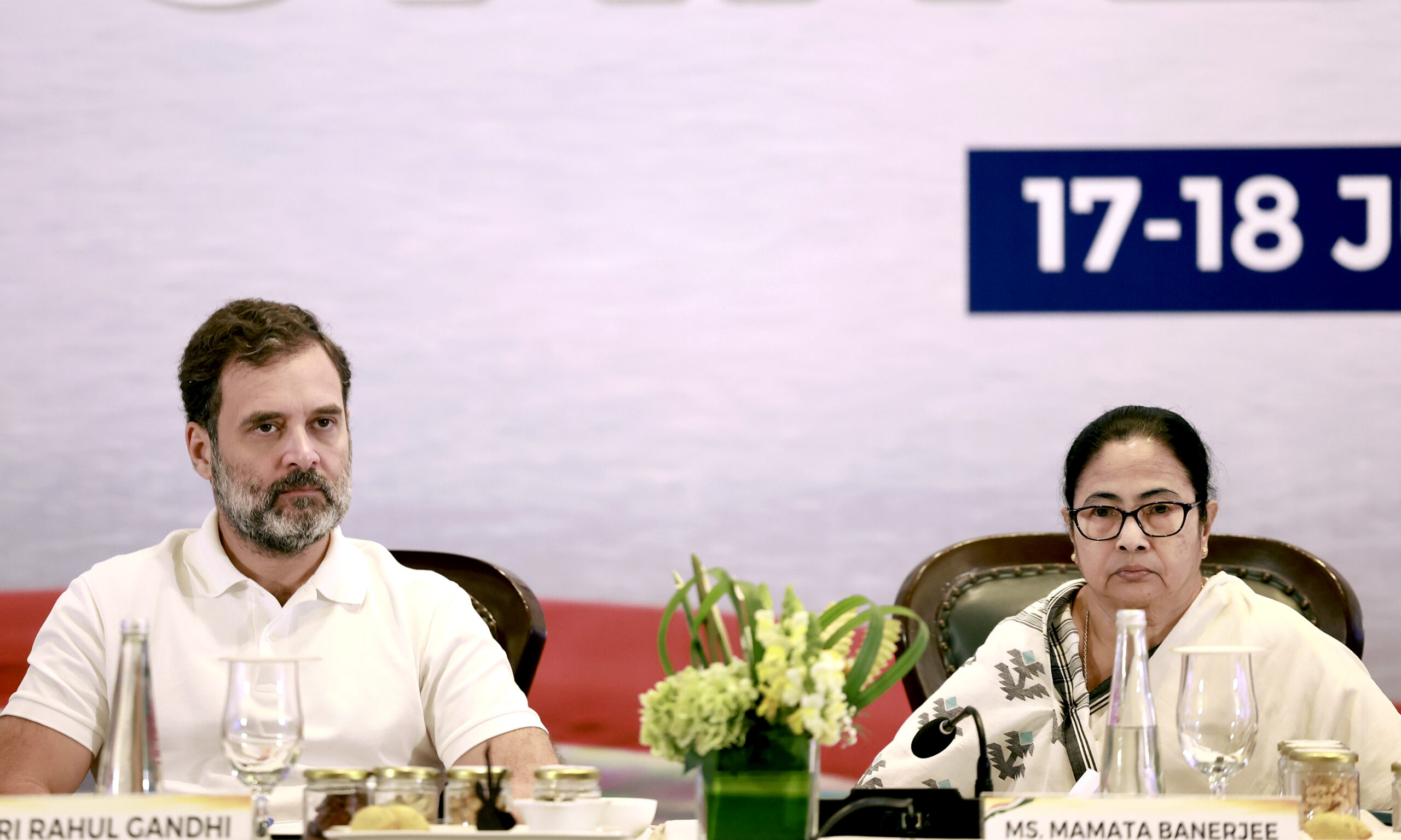 Bengaluru: The second day of the joint Opposition meeting is underway