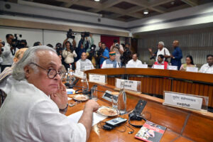 Om Birla holds all party meeting after Lok Sabha adjourned till 2 pm