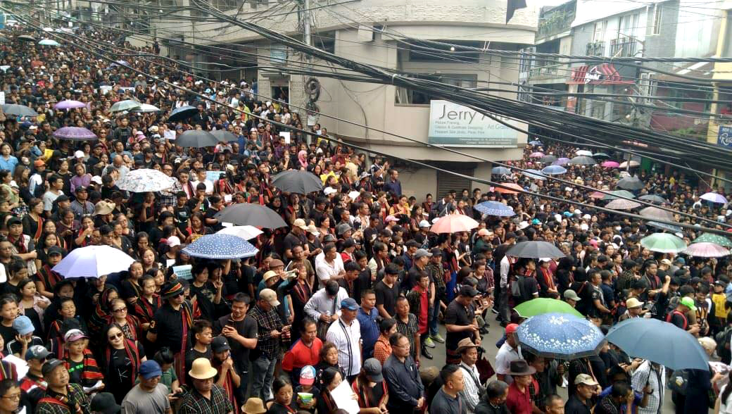 Massive Mizoram protests demand justice for Manipur’s Zo people