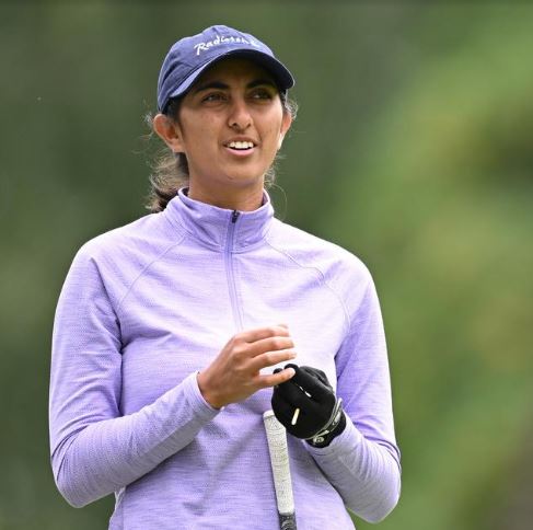 Diksha, Aditi begin with modest even par rounds