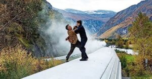 Tom Cruise Shot Action Sequence On An Actual Moving Train