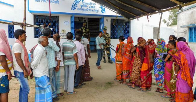 West Bengal Panchayat Polls: Bengal BJP Leaders Sit On Dharna