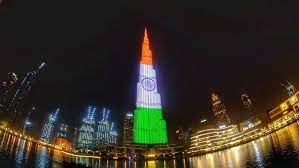 Dubai’s Burj Khalifa lights up in colors of Indian flag, welcomes PM Modi with dazzling light show