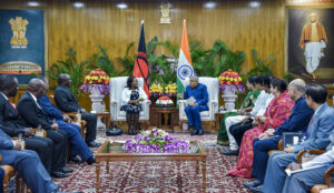 A Parliamentary delegation from Malawi called on Vice-President Jagdeep Dhankhar