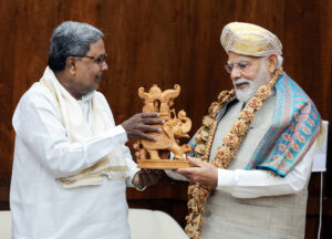 Karnataka CM Siddaramaiah calls on PM Narendra Modi