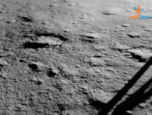 Image captured by the Landing Imager Camera after the landing