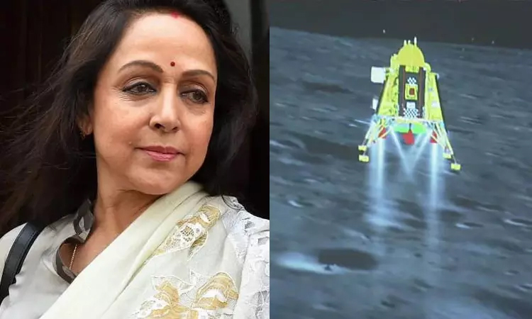 Hema Malini expressed her excitement to make a film on Chandrayaan-3