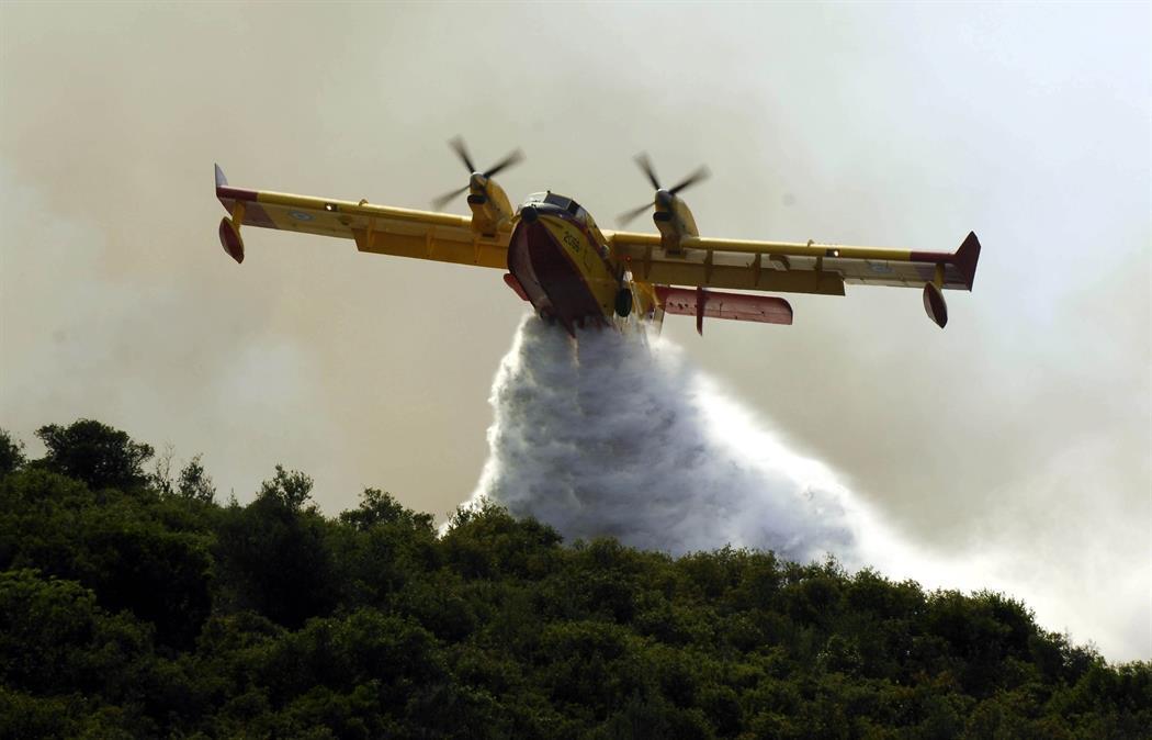 Greece sends two firefighting aircraft to help Cyprus curb forest fire