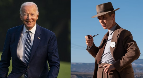 Bidens watches blockbuster ‘Oppenheimer’ during beach vacation