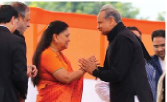 CM Gehlot claims Raje-led BJP Govt hindered projects unjustifiably