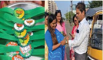 BJP strengthens presence in Amer with ‘Kamal Rakhi Sangam’