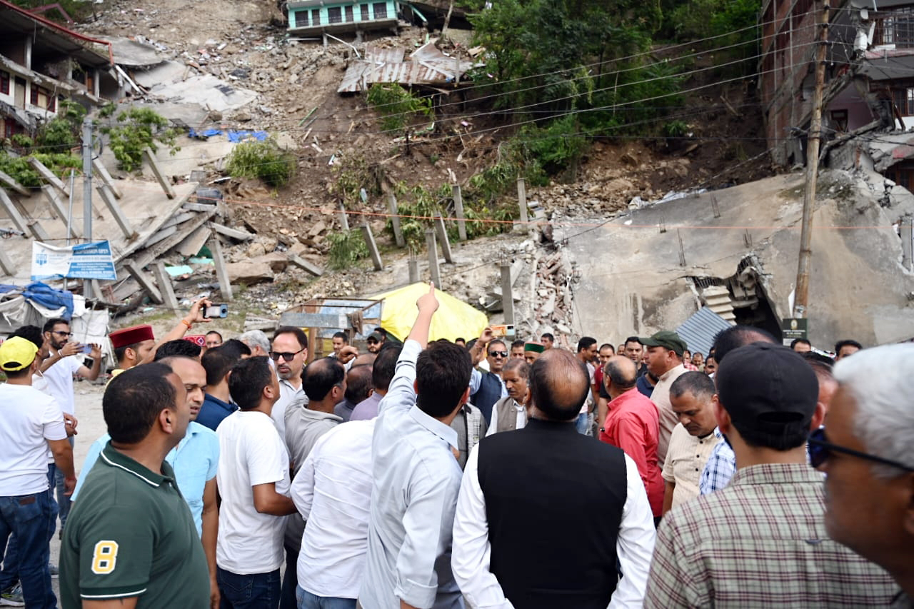 Landslide-hit area in Shimla city declared containment zone to prevent spread of disease