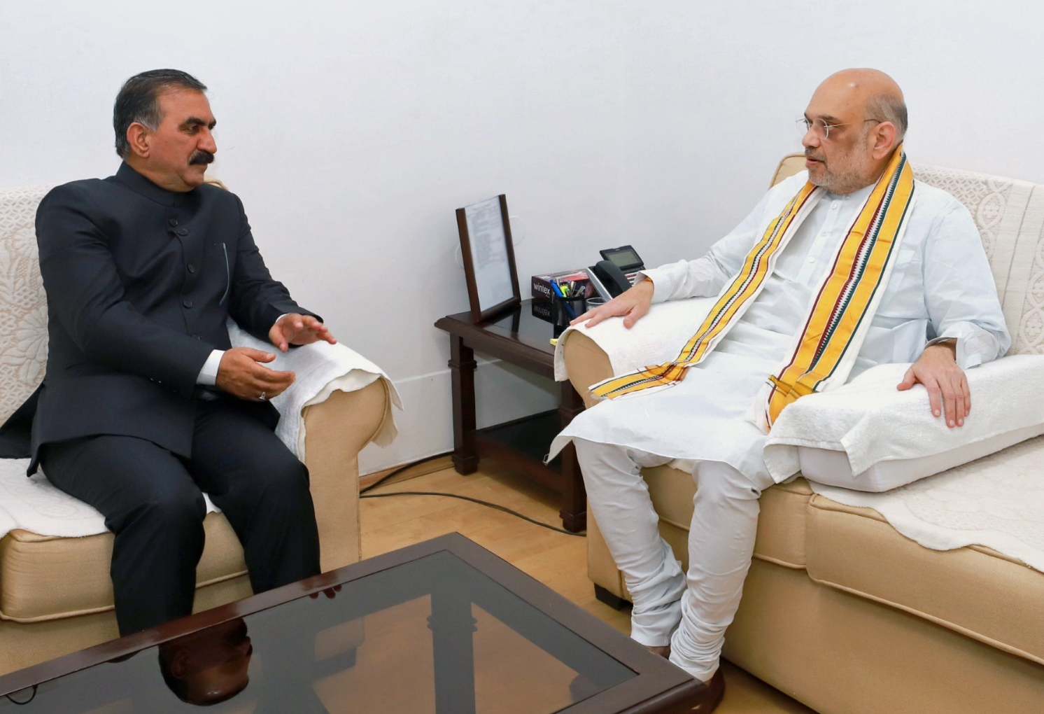 CM Sukhu meets Union Home Minister, urges immediate flood relief of Rs 2,000 crore