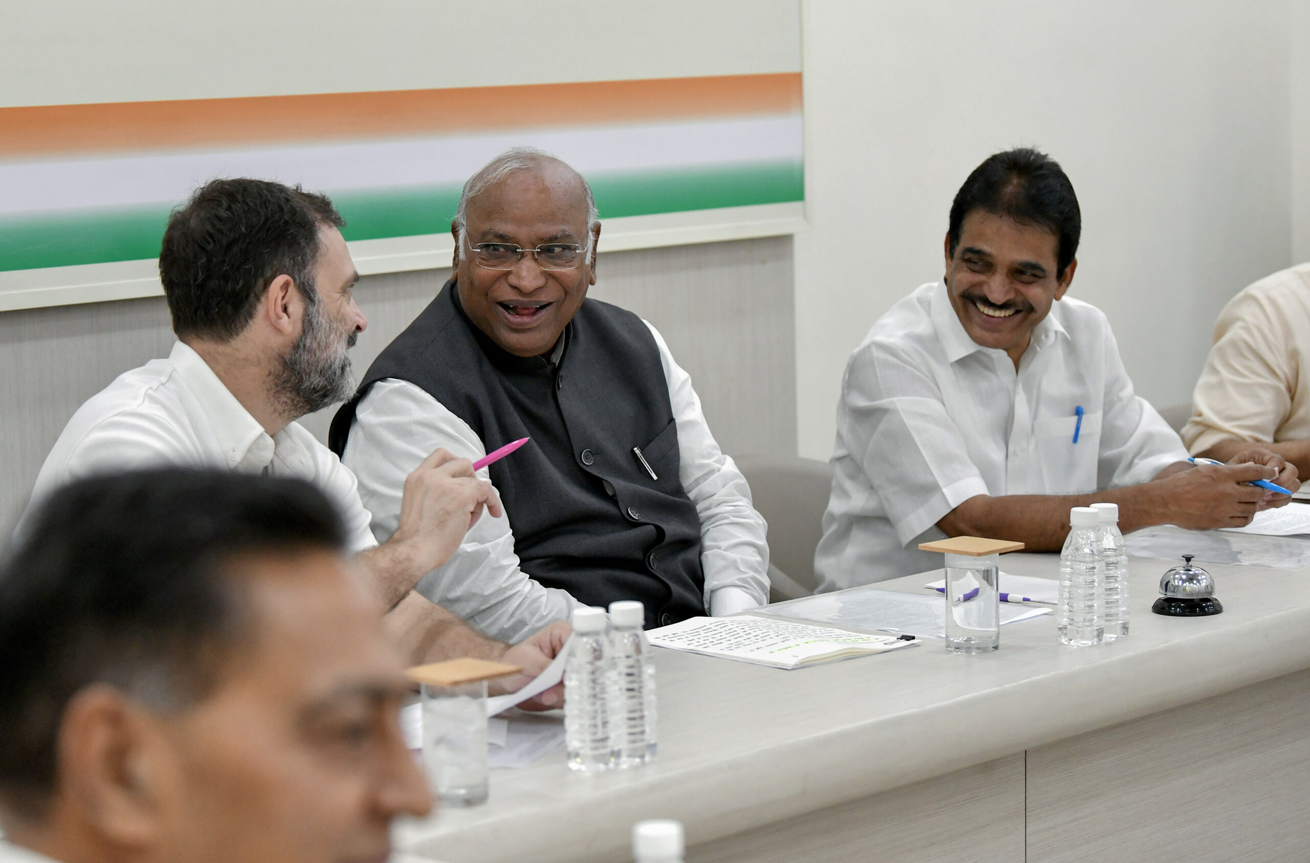 Congress holds Central Election Committee meeting for Madhya Pradesh assembly polls in Delhi