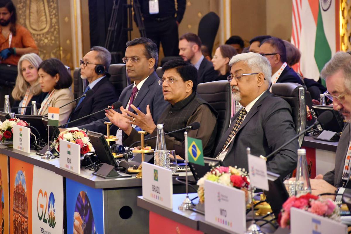 Piyush Goyal addresses G20 meeting in Jaipur, talks on trade barriers