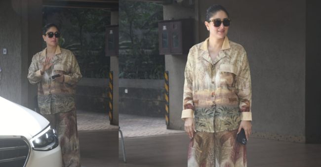 [Viral Pics] Kareena Kapoor Khan In A Tropical Print Co-ord Set 