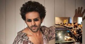 [Viral Video] Kartik Aaryan Gets Mobbed As He Watches Gadar 2 In Mumbai 